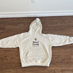 DARC SPORT Wolves Forever Graphic Hoodie - Cream
